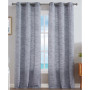 Julius Light Filtering Textured Grommet Window Curtain Panel Set, 38" x 96"