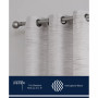 Julius Light Filtering Textured Grommet Window Curtain Panel Set, 38" x 96"