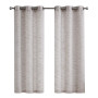 Julius Light Filtering Textured Grommet Window Curtain Panel Set, 38" x 96"
