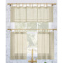 Slub Textured Cafe Curtain Valance, 56" x 14"
