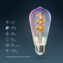 Smart LED RGB Color Changing Light Bulb - ST19 Bulb, 7 Watts, Dimmable