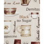 Bristol Coffee Shop 54" x 24" Semi-Sheer Kitchen Curtain Set