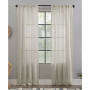 Crushed Texture 52" x 63" Anti-Dust Sheer Curtain Panel