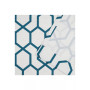 Hexa Geometric Print Hidden Tab Top Curtain Panel Pair, 54" X 84"