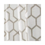 Hexa Geometric Print Hidden Tab Top Curtain Panel Pair, 54" X 84"
