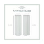 Hexa Geometric Print Hidden Tab Top Curtain Panel Pair, 54" X 84"