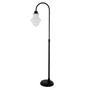 Sara Floor Lamp with Glass Shade