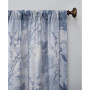 Hilary Floral 54" x 63" Semi-Sheer Curtain Panel