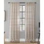 Twill Stripe Anti-Dust Curtain Panel, 52" x 63"