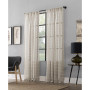 Twill Stripe Anti-Dust Curtain Panel, 52" x 63"