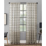 Twill Stripe Anti-Dust Curtain Panel, 52" x 63"