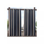 Canopy Stripe Indoor/Outdoor Grommet Top Curtain Panel Pair, 54" x 84"