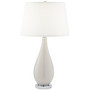 Grey Glass Table Lamp