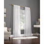 Mallory Voile Sheer Rod Pocket Curtain Panel, 95" x 59"