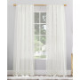Mallory Voile Sheer Rod Pocket Curtain Panel, 95" x 59"