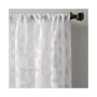Yvette 52" x 63" Trellis Jacquard Sheer Curtain Panel