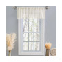 Stripe Lace Rod Pocket Curtain Valance 54"W x 15"L