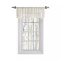 Stripe Lace Rod Pocket Curtain Valance 54"W x 15"L