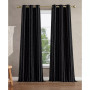Lola Textured Light Filtering Grommet Window Curtain Panel Pair with Tiebacks, 38" x 84"
