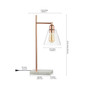 Lorena Modern Glam Table Lamp