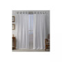 Loha Linen Braided Tab Top Curtain Panel Pair, 54" x 84"