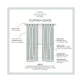 Loha Linen Braided Tab Top Curtain Panel Pair, 54" x 84"