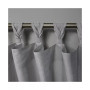 Loha Linen Braided Tab Top Curtain Panel Pair, 54" x 84"