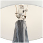 Poly Marble Look Table Lamps - Set of 2