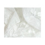 Isabella Lace Back Tab Curtain Pair w/Pleated Front & Tie Backs 52"W x 96"L
