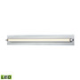 Kiara Vanity Frosted and Polished Nickel/Satin Aluminum