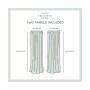 Curtains Indoor - Outdoor Solid Cabana Grommet Top Curtain Panel Pair, 54" x 84"