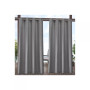 Curtains Indoor - Outdoor Solid Cabana Grommet Top Curtain Panel Pair, 54" x 84"