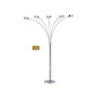 Micah Plus LED Arched 88" Floor Lamp with Rotatable Shade and Dimmer