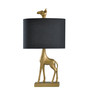 Gold-Tone Giraffe Table Lamp