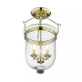 Jefferson 3-Light 17" Ceiling Mount