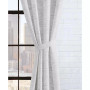 Sierra Textured Light Filtering Grommet Window Curtain Panel Pair with Tiebacks, 52" x 84"