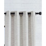 Sierra Textured Light Filtering Grommet Window Curtain Panel Pair with Tiebacks, 52" x 84"