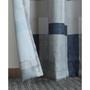 Blockade Geometric Blocks Semi-Sheer Grommet Curtain Panel, 40" x 63"