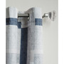 Blockade Geometric Blocks Semi-Sheer Grommet Curtain Panel, 40" x 63"