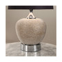 Rory Silver-Tone Beaded Table Lamp