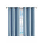 Milton Thermal Woven Room Darkening Grommet Window Curtain Panel Pair, Dusty Collection