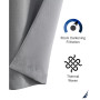 Milton Thermal Woven Room Darkening Grommet Window Curtain Panel Pair, Dusty Collection