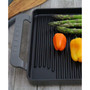 French Enameled Cast Iron 14" Rectangular Grill