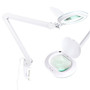 Lightview Pro LED Dimmable Screw Clamp Magnifier Desk Lamp - XL, (2.25x) 5 Diopter