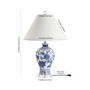 Song Chinoiserie Floral LED Table Lamp