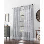 Paisley Waffle Weave Cotton Blend Curtain Collection