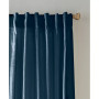 Carnaby 50" x 84" Distressed Velvet Curtain Panel