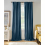 Carnaby 50" x 84" Distressed Velvet Curtain Panel