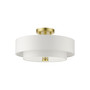 Meridian 3 Lights Semi Flush
