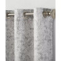 Kenji 40" x 96" Medallion Print Fleece Insulated Draft Shield Curtain Panel